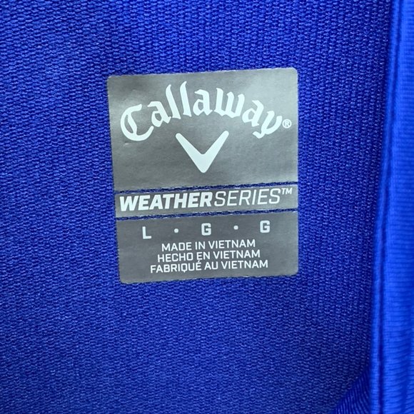 Callaway Royal Blue Outlast Premium Mid-Layer Pull - Picture 11 of 13